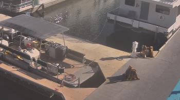 Weather camera view of Lake Powell Resorts and Marinas - Wahweap Marina.