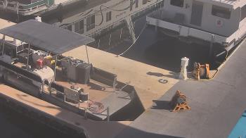 Weather camera view of Lake Powell Resorts and Marinas - Wahweap Marina.