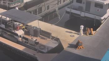 Weather camera view of Lake Powell Resorts and Marinas - Wahweap Marina.