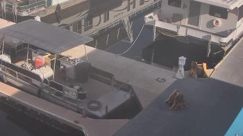 Weather camera view of Lake Powell Resorts and Marinas - Wahweap Marina.