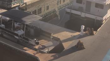 Weather camera view of Lake Powell Resorts and Marinas - Wahweap Marina.