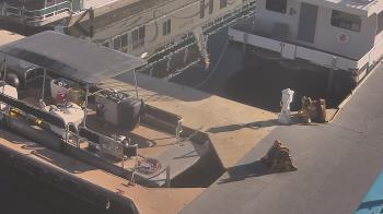 Weather camera view of Lake Powell Resorts and Marinas - Wahweap Marina.