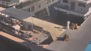 Weather camera view of Lake Powell Resorts and Marinas - Wahweap Marina.