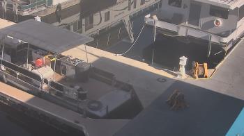 Weather camera view of Lake Powell Resorts and Marinas - Wahweap Marina.