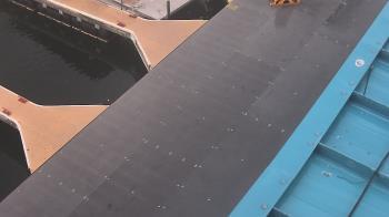 Weather camera view of Lake Powell Resorts and Marinas - Wahweap Marina.