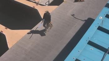 Weather camera view of Lake Powell Resorts and Marinas - Wahweap Marina.