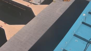 Weather camera view of Lake Powell Resorts and Marinas - Wahweap Marina.