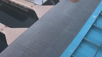 Weather camera view of Lake Powell Resorts and Marinas - Wahweap Marina.