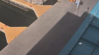 Weather camera view of Lake Powell Resorts and Marinas - Wahweap Marina.