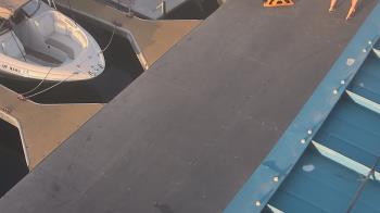 Weather camera view of Lake Powell Resorts and Marinas - Wahweap Marina.