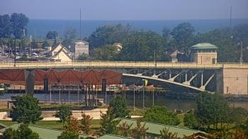Weather camera view of Lorain Palace Theater.