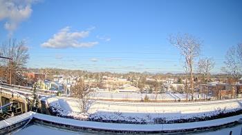 Weather camera view of Madison Public Safety Building.