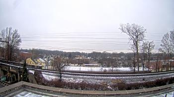 Weather camera view of Madison Public Safety Building.
