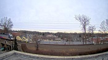 Weather camera view of Madison Public Safety Building.