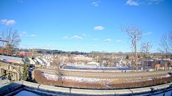Weather camera view of Madison Public Safety Building.