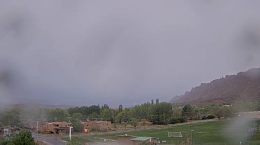 Weather camera view of Grand County HS.