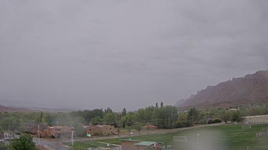 Weather camera view of Grand County HS.