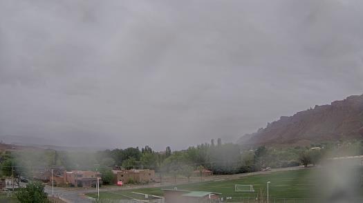 Weather camera view of Grand County HS.