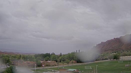 Weather camera view of Grand County HS.