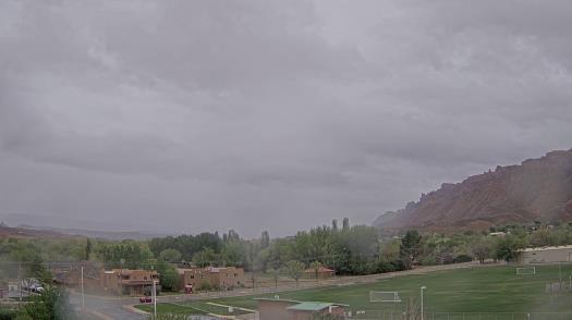 Weather camera view of Grand County HS.