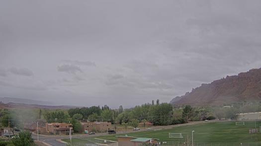 Weather camera view of Grand County HS.