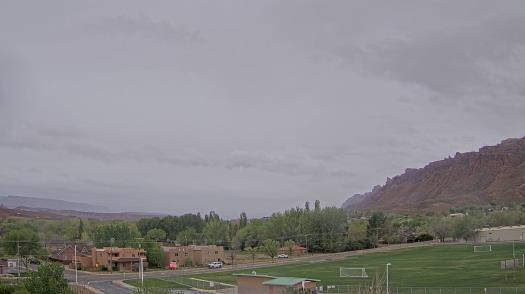 Weather camera view of Grand County HS.