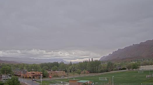 Weather camera view of Grand County HS.