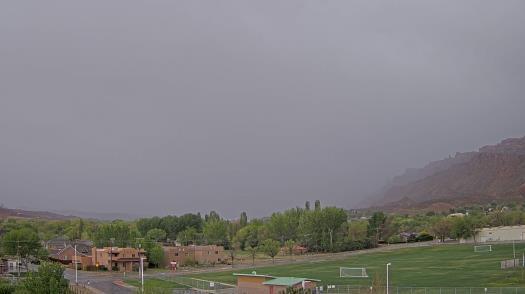 Weather camera view of Grand County HS.