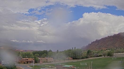 Weather camera view of Grand County HS.