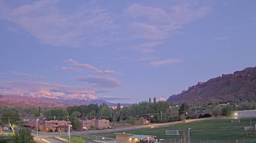 Weather camera view of Grand County HS.