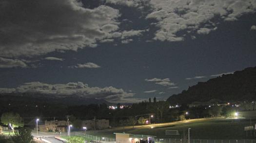 Weather camera view of Grand County HS.