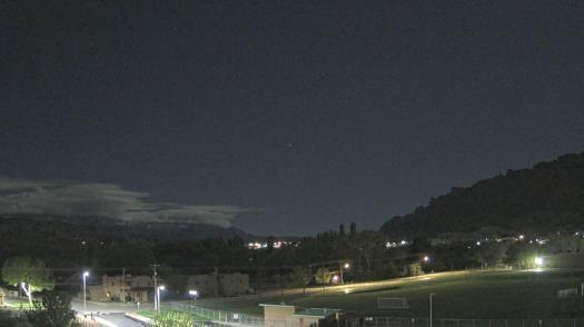 Weather camera view of Grand County HS.