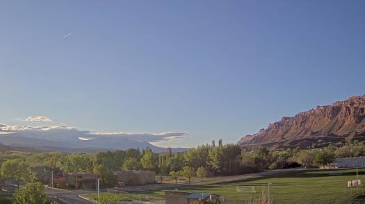 Weather camera view of Grand County HS.