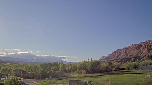 Weather camera view of Grand County HS.