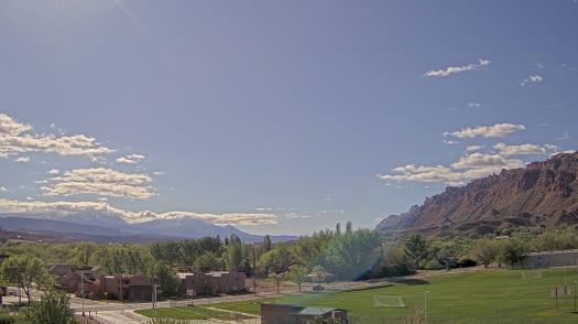 Weather camera view of Grand County HS.