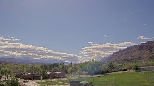 Weather camera view of Grand County HS.