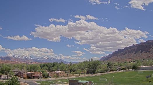 Weather camera view of Grand County HS.
