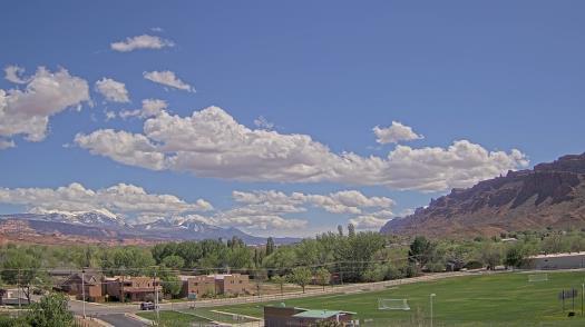 Weather camera view of Grand County HS.