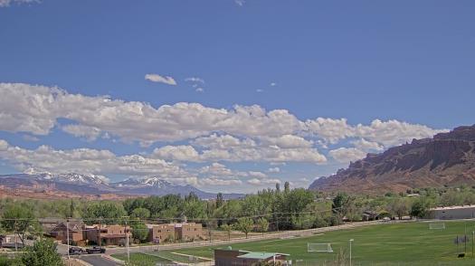 Weather camera view of Grand County HS.