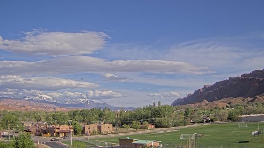 Weather camera view of Grand County HS.