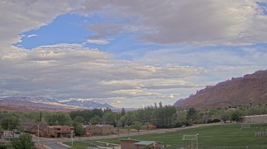 Weather camera view of Grand County HS.