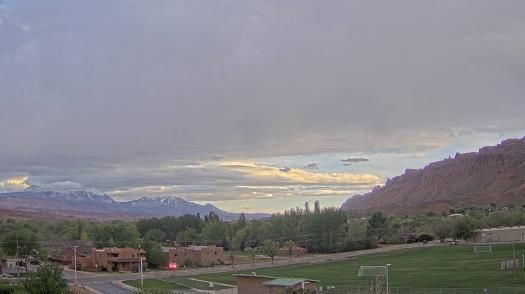 Weather camera view of Grand County HS.