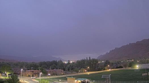 Weather camera view of Grand County HS.