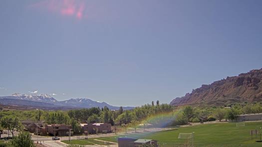 Weather camera view of Grand County HS.
