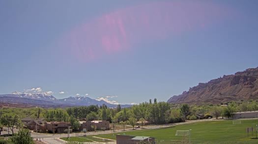 Weather camera view of Grand County HS.