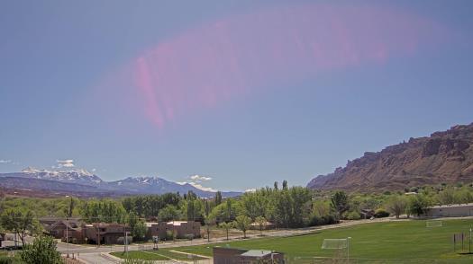 Weather camera view of Grand County HS.