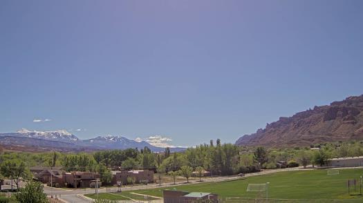 Weather camera view of Grand County HS.