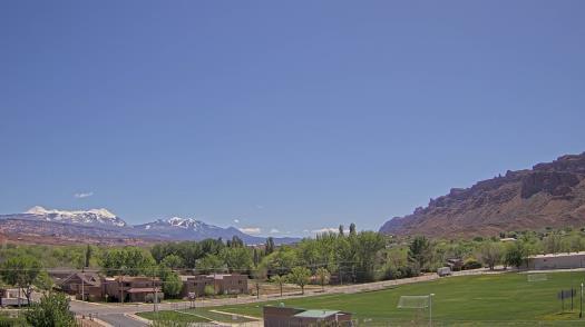 Weather camera view of Grand County HS.
