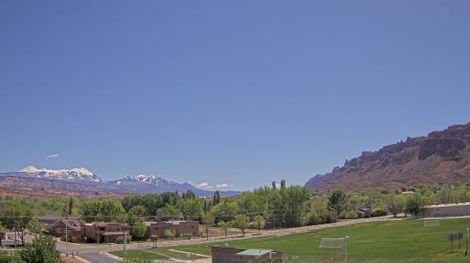 Weather camera view of Grand County HS.