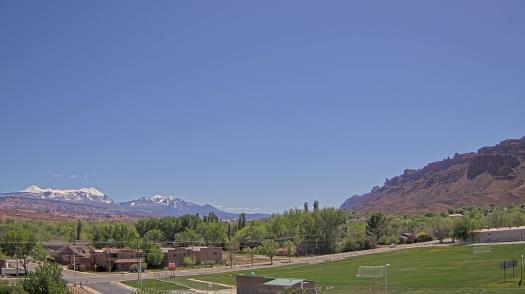 Weather camera view of Grand County HS.